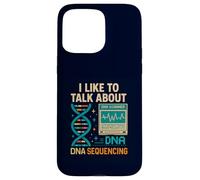 I Like To Talk About DNA Sequencing Retro Science & Genetics Case for iPhone 15 Pro Max
