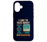 I Like To Talk About DNA Sequencing Retro Science & Genetics Case for iPhone 16