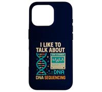I Like To Talk About DNA Sequencing Retro Science & Genetics Case for iPhone 16 Pro