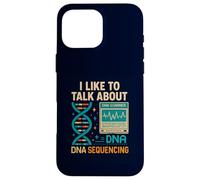 I Like To Talk About DNA Sequencing Retro Science & Genetics Case for iPhone 16 Pro Max