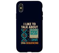 I Like To Talk About DNA Sequencing Retro Science & Genetics Case for iPhone X/XS