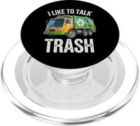 I Like To Talk Trash Waste Management Garbage Collector PopSockets PopGrip for MagSafe