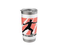 I Like to Throw Things Track and Field Discus Throwing Throw Stainless Steel Insulated Tumbler