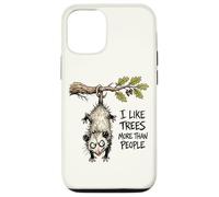 I Like Trees More Than People Funny Opossum Possum Arbor Day Case for iPhone 12/12 Pro