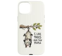 I Like Trees More Than People Funny Opossum Possum Arbor Day Case for iPhone 15 Plus