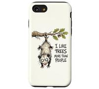 I Like Trees More Than People Funny Opossum Possum Arbor Day Case for iPhone SE (2020) / 7/8