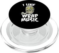 I Like Wrap Music Funny Halloween Mummy PopSockets PopGrip for MagSafe