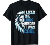I Liked The Lions Before It was Cool Cotton Men T Shirt Black