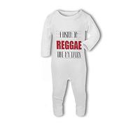 I Listen to Reggae Like My Daddy/Mummy - Baby Romper Suit - 6-12 Months