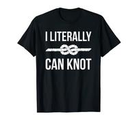 I Literally Can Knot Girls Boys Pun Funny Camper Scout T-Shirt