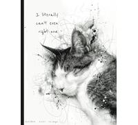 "I Literally Can't Even Right Now" - A Chaotic Cat Sketchbook: For Artists, Doodlers & Drama Queens Who Just Need a Moment, 120 framed pages, 8.5"x11"