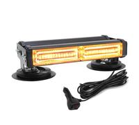 I LITTON Amber Flashing Beacon Light Security Light, 40-LED Roof Top Warning Emergency Lights with Magnetic Base 26 Flash Modes, High Visibility Amber Strobe Light for Trucks, Snowplow, Tractors