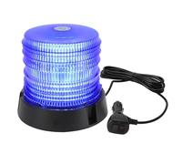 I LITTON Blue Strobe Light for Vehicles, 12/24V 16 Flash Modes 60-LED Beacon Emergency Safety Lights 360 Rotating Flashing Caution Warning Strobe Light for Forklift Snow Plow Construction Cars