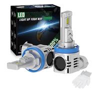 I LITTON H8/H9/H11 LED Headlight Bulbs Plug & Play, 72W 6500K White 12000LM 500% Brighter Canbus Error Free Car Headlight Bulbs for H11 H9 H8 High Low Beam Halogen Bulbs Replacement, 2 PCS