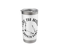 I Live for Bruises & Broken Bones | Skateboarding Stainless Steel Insulated Tumbler