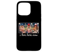 I live here now Baseball girls Case for iPhone 15 Pro Max