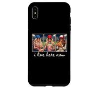 I live here now Baseball girls Case for iPhone XS Max