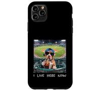 I Live Here Now Funny Pitbull Funny Baseball Field Meme Case for iPhone 11 Pro Max