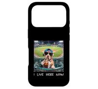 I Live Here Now Funny Pitbull Funny Baseball Field Meme Case for iPhone 17 Pro