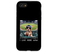 I Live Here Now Funny Pitbull Funny Baseball Field Meme Case for iPhone SE (2020) / 7/8
