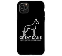 I Live with a Gentle Giant Great Dane Dog Owner Case for iPhone 11 Pro Max