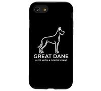 I Live with a Gentle Giant Great Dane Dog Owner Case for iPhone SE (2020) / 7/8
