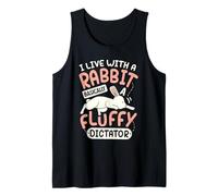 I Live with a Rabbit Tank Top