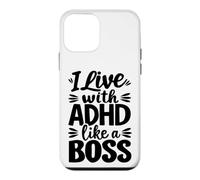 I Live With ADHD Like A Boss Neurodiversity Case for iPhone 12 mini