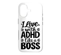 I Live With ADHD Like A Boss Neurodiversity Case for iPhone 17
