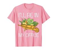 I’LL BE in My Office Gardening Funny Gardener T-Shirt, Men, Pink, 3X-Large