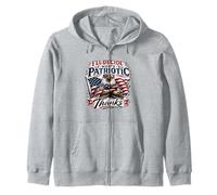 I’ll Decide What’s Patriotic Thanks Bald Eagle Zip Hoodie