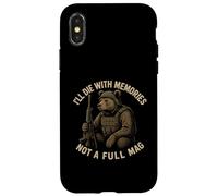 I’ll Die With Memories Not A Full Mag Bear Case for iPhone X/XS