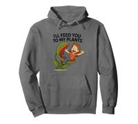 I’ll Feed You To My Plants funny Venus Flytrap Gardening Pullover Hoodie