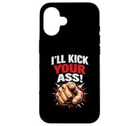 "I’ll Kick Your Ass!" Competitive Gaming Energy Case for iPhone 16