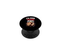 "I’ll Kick Your Ass!" Competitive Gaming Energy PopSockets Adhesive PopGrip