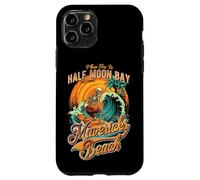 I’ll See You In Mavericks Beach, Skeleton Surfer Design Case for iPhone 11 Pro