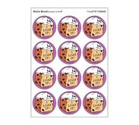 I Loaf It!/Raisin Bread Scent Retro Scratch 'n Sniff Stinky Stickers by TREND; 24 Seals/Pack - Authentic 1980s Designs!
