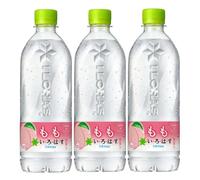 I-LOHAS Momo Peach Flavoured Japanese Mineral Water Drinks 540ml (Pack of 3)