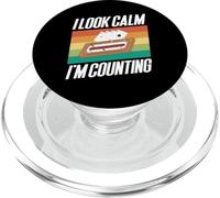 I Look Calm Im Counting Cribbage Game Player PopSockets PopGrip for MagSafe
