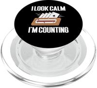 I Look Calm Im Counting Cribbage Game Player PopSockets PopGrip for MagSafe