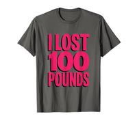 I Lost 100 Pounds, Weight Loss Motivation & Gym Inspiration T-Shirt