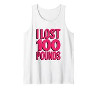 I Lost 100 Pounds, Weight Loss Motivation & Gym Inspiration Tank Top