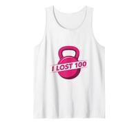 I Lost 100 Pounds, Weight Loss Motivation & Gym Inspiration Tank Top