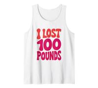 I Lost 100 Pounds, Weight Loss Motivation & Gym Inspiration Tank Top