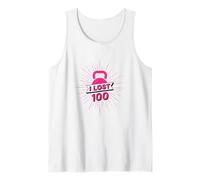 I Lost 100 Pounds, Weight Loss Motivation & Gym Inspiration Tank Top