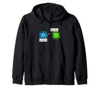 I Lost an Electron Are You Positive Science Gamer Pun Zip Hoodie