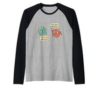 I Lost an Electron are You Positive Vintage Science Pun Raglan Baseball Tee