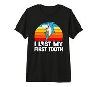 I Lost My First Tooth Baby Teeth Out Fairy Shark Premium T-Shirt