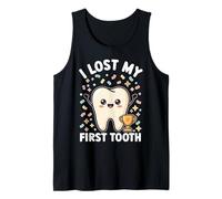 I Lost My First Tooth Funny Cute Tooth Out Tank Top