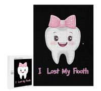 I Lost My First Tooth Jigsaw Puzzles for Adults 500 PCS Wooden Puzzles Unique Puzzle Gifts